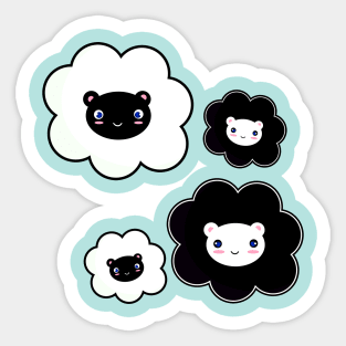 sheep friends Sticker